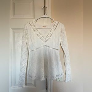 Hollister White Shirt XS